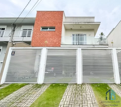 Imagem (Estuda permuta e financiamento) Sobrado Semi mobiliado lindo, 03 suítes, piscina, 06 vagas, em São José dos Pinhais PR