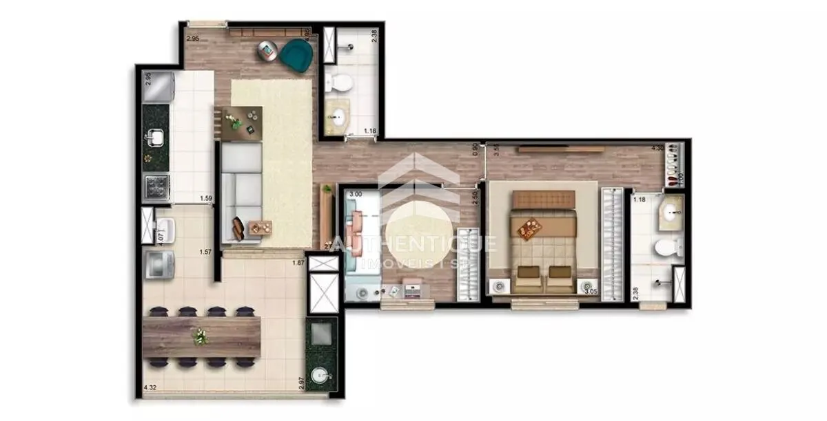 Imagem LIVING WISH SANTO AMARO - Apartamento à venda no bairro Santo Amaro - São Paulo/SP, Zona Sul