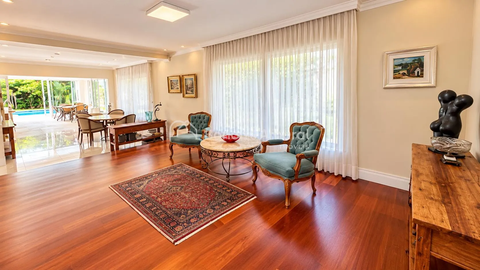 Imagem Casa de condomínio à venda com 400m² e 4 quartos no Alphaville Campinas