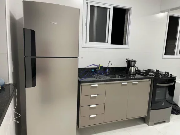 Imagem Apartamento com 1 dormitório à venda, 52 m² por R$ 355.000,00 - Guilhermina - Praia Grande/SP