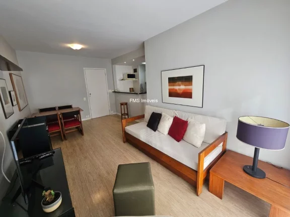 Imagem Apartamento de 1 quarto para locação no Jardim Paulista, São Paulo-SP: 1 sala, 1 banheiro, 1 vaga de garagem!