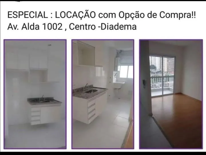 Imagem Apartamento com 2 Quartos à Venda, 52 m² em Centro - Diadema