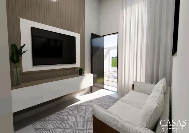 Imagem Casa 3/4 C Suite A 6 Min Do Flamboyant Com Entrada Em 18x