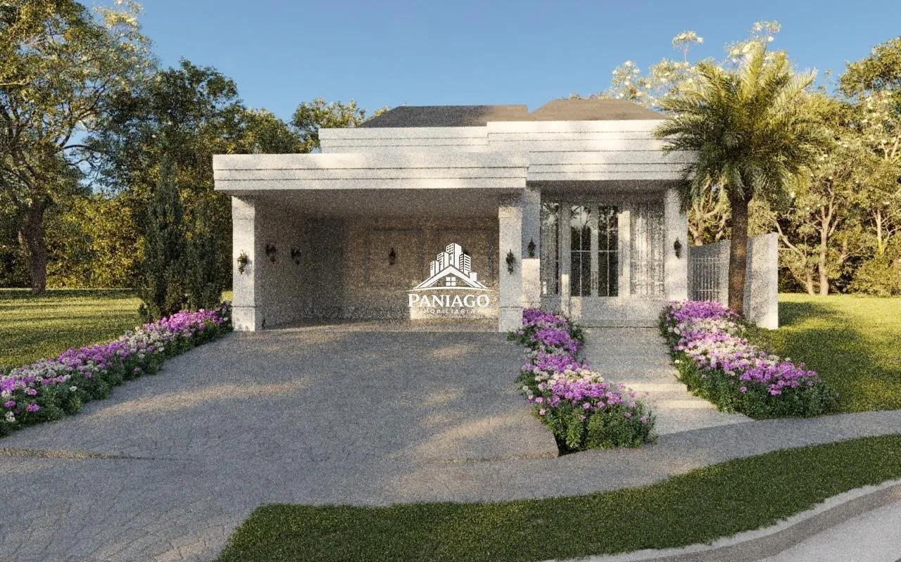 Imagem Casa Térrea Neoclássica 4 Suítes e Energia Solar no Florais da Mata