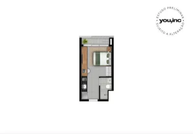 Imagem PARK MARIANA LIFE BY YOU,INC - Apto de 25m² (NR), localizado a apenas 400m do metrô Vila Mariana!