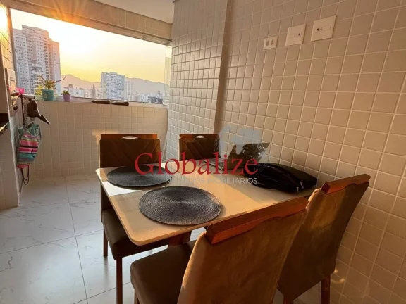 Imagem Apartamento para locação com 2 quartos, 1 suíte, varanda gourmet, lazer completo por R$5.300,00 no Boqueirão em Santos