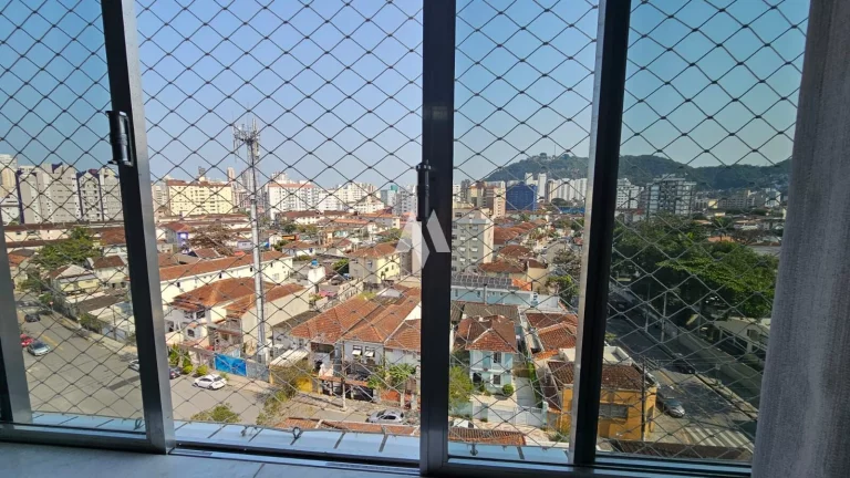 Imagem Apartamento Aconchegante na Vila Belmiro com 02 quartos (01 suíte), garagem demarcada na escritura.
