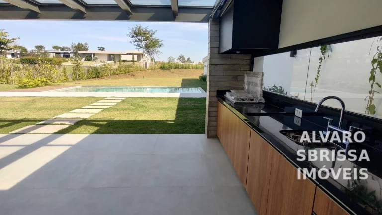 Imagem Casa térrea com piscina e 5 suítes no Condomínio Terras de São José II em Itu SP ac:550m2 at:2.131m2 muito bem localizada no condominio