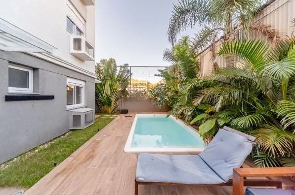 Imagem Garden com piscina privativa à venda no bairro Glória, com 146m² privativos, 2 dormitórios sendo 1 suíte, 1 vaga de garagem.