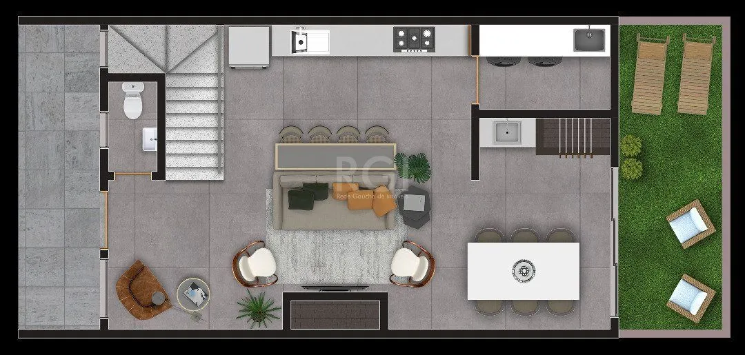 Imagem Casa Condominio para Venda - 200m², 3 dormitórios, sendo 3 suites, 2 vagas - Tristeza