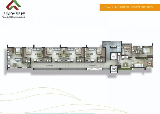 Imagem Apartamento à venda em Candeias, Jaboatão dos Guararapes-PE: 1 quarto, 1 sala, 1 banheiro, 1 vaga, 23,87m²!