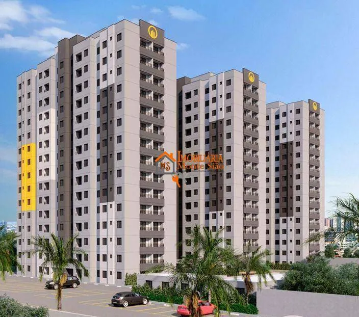 Foto do imóvel Apartamento com 2 dormitórios à venda, 38 m² por R$ 287.713,17 - Bonsucesso - Guarulhos/SP