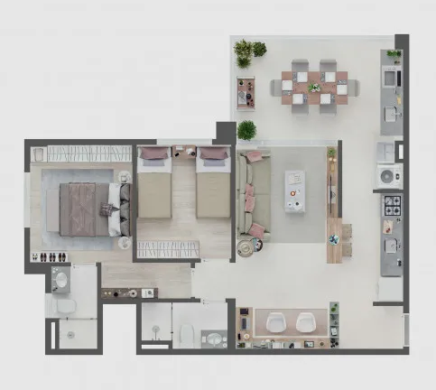 Imagem Apartamento com 2 Quartos à Venda, 62 m² em Vila Prudente - São Paulo