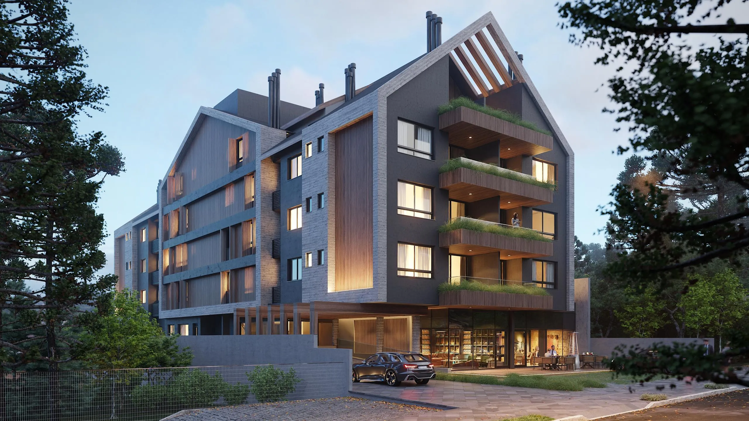 Foto do imóvel Apartamento à venda em Canela, Centro , com 2 quartos, 77.96m2