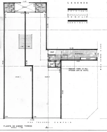Imagem Aluguel de Loja Comercial de Alto Padrão em Pinheiros, São Paulo-SP - 1 Sala, 2 Banheiros, 200 m² de Área.