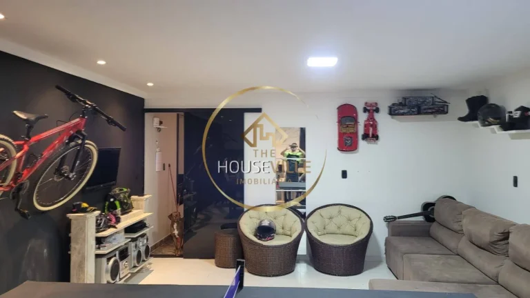 Imagem Casa Sobrado 4 Dormitórios ( 3 suítes), 2 vagas, Bosque dos Manacás.