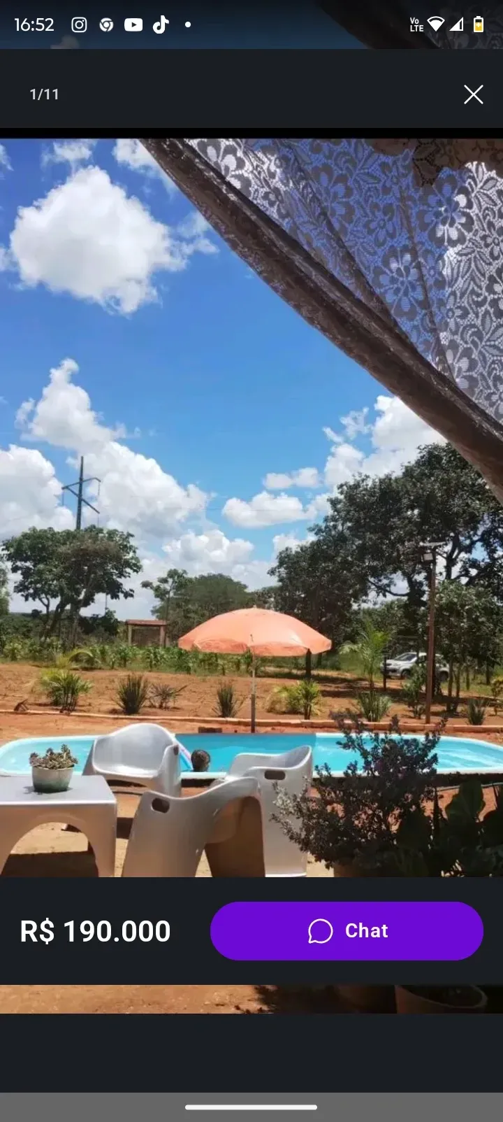 Imagem Chácara com 2 Quartos à Venda, 80 m² em Chácaras Marajoara - Luziânia