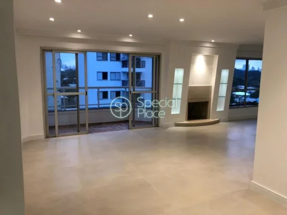 Imagem Apartamento charmoso, muito claro e arejado. Sala espaçosa com terraço e lareira; escritório e sa...