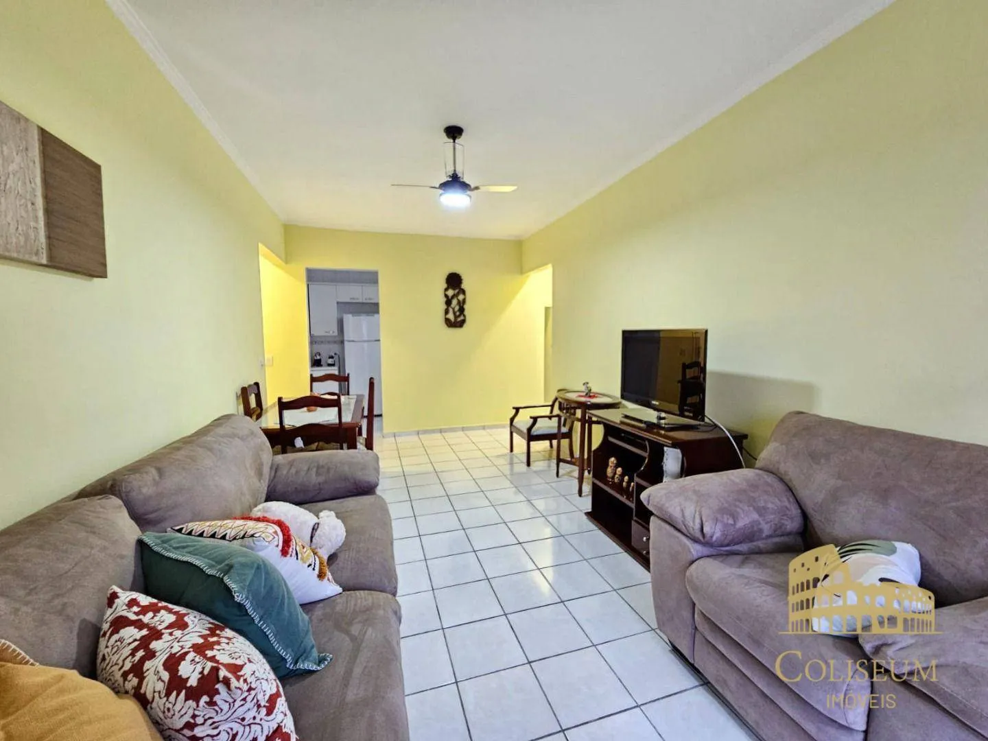 Imagem Apartamento com 1 dormitório à venda, 57 m² por R$ 335.000,00 - Vila Assunção - Praia Grande/SP
