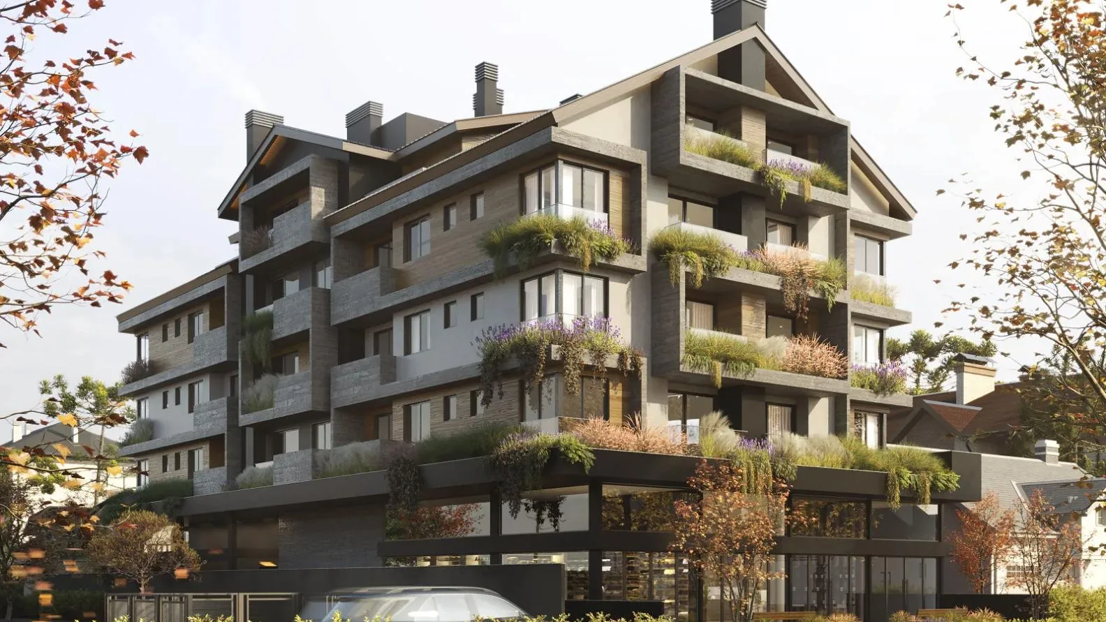 Foto do imóvel Apartamento à venda em Canela, Centro , com 2 quartos, 74.41m2