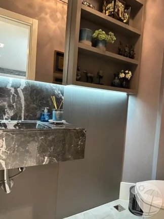 Imagem Elegância Exclusiva: 4 Suítes 4 Vagas Térreas Lazer Completo