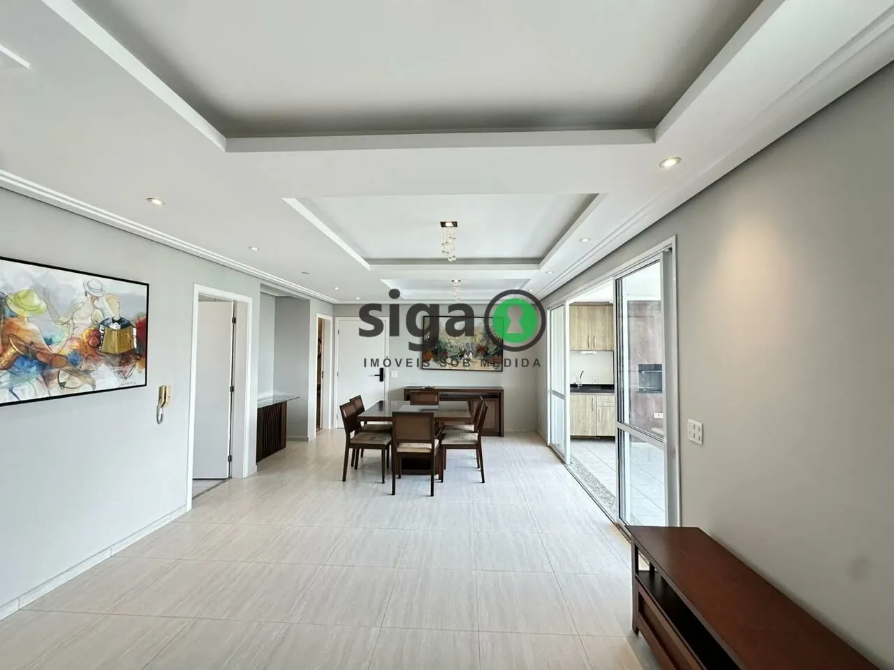 Foto do imóvel Apartamento à venda com 3 dormitórios, 2 vagas de garagem, 128m2 na Vila Andrade