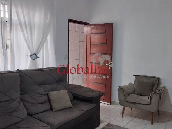 Foto do imóvel Casa térrea à venda com 125m², 2 quartos, churrasqueira, área coberta, vaga de garagem coberta por R$390.000,00 em Santos