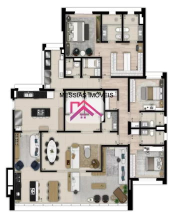Imagem APARTAMENTOS DE 3 SUITES E 3 VAGAS - SAN PAOLO ALTO DE PINHEIROS