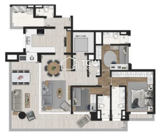 Imagem Apartamento à venda no bairro Moema - São Paulo/SP, Zona Sul