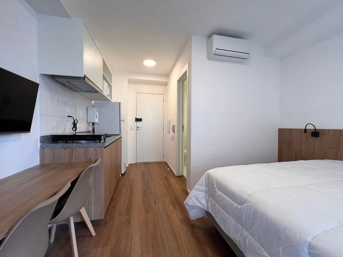 Imagem Apartamento com 1 Quarto para alugar, 24m² - Brooklin