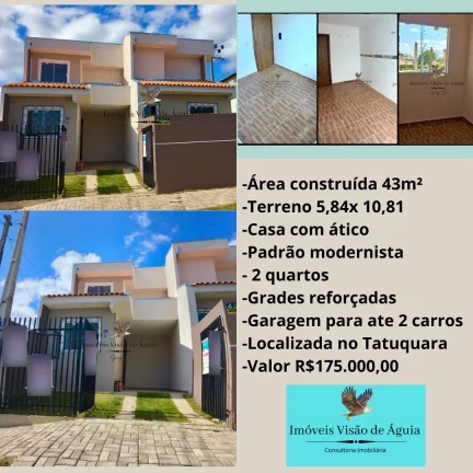Imagem CASA RESIDENCIAL em CURITIBA - PR, TATUQUARA