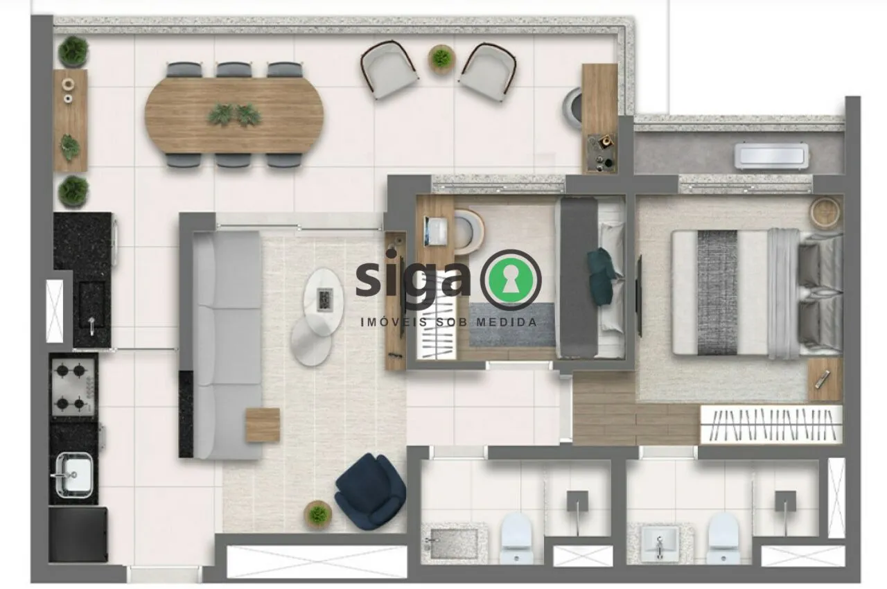Imagem Apartamento para venda no Jardim Guedala, São Paulo - SP