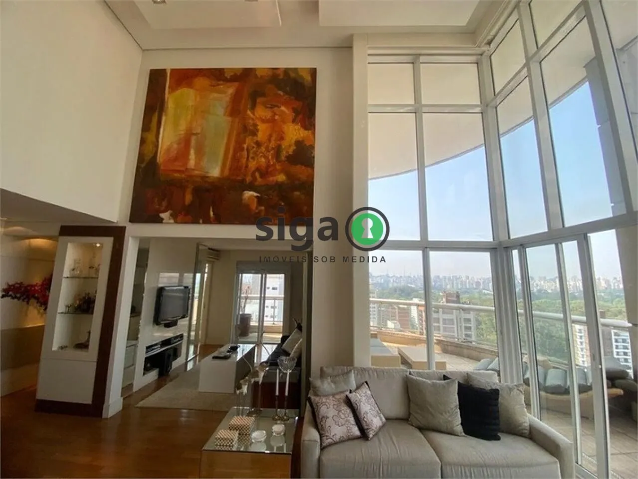 Imagem Apartamento Duplex Alto Padrão na Vila Nova Conceição de 2 Suítes com 3 Vagas à Venda.