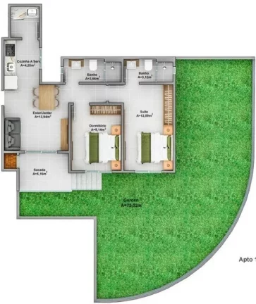 Imagem Manhattan Residence - Apartamento à venda no bairro Ingleses do Rio Vermelho - Florianópolis/SC