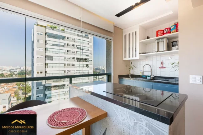 Imagem Apartamento Mobiliado à venda com 1 dormitório e 1 vaga na Vila Leopoldina - Portaria 24 hs, Edifício com Lazer e Gerador