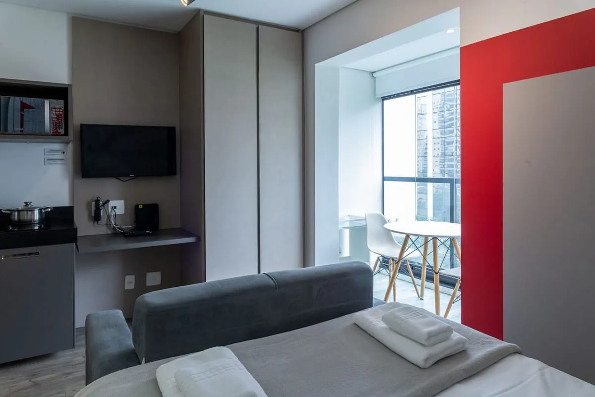 Imagem Apartamento com 1 Quarto para alugar, 25m² - Vila Olímpia