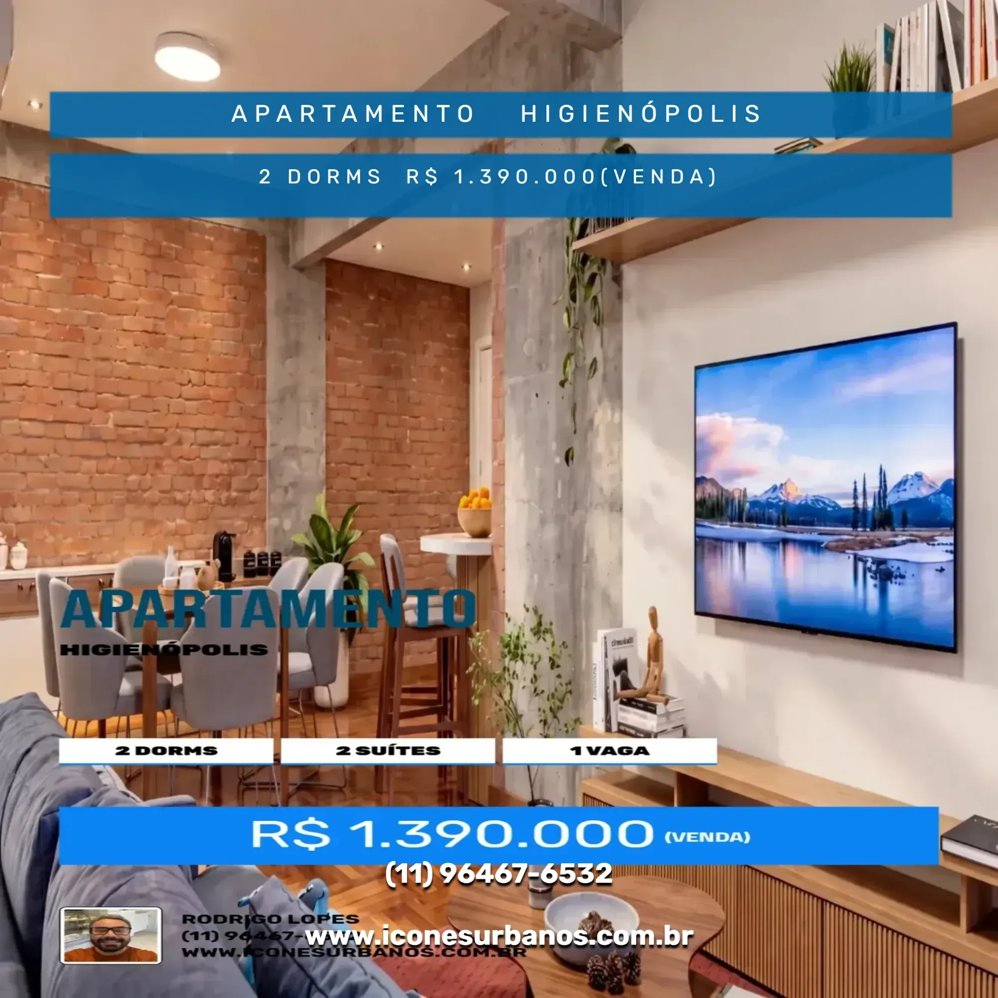 Foto do imóvel Apartamento com 2 Quartos à Venda, 102,12 m² em Rua Minas Gerais