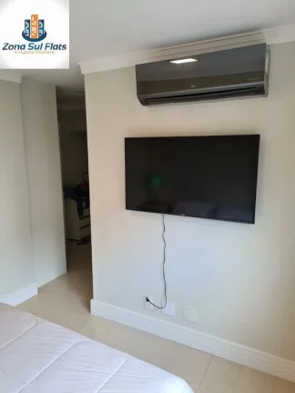 Imagem Apartamento à Venda Na Vila Gumercindo Com 3 Suítes e 3 Vagas - Varanda Gourmet