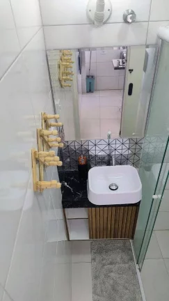 Imagem Apartamento com 1 dormitório à venda, 50 m² por R$ 530.000 - Boqueirão - Santos/SP