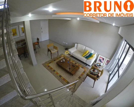 Imagem Maravilhosa cobertura duplex com prédio de frente para o mar com 4 suítes, dependência de emprega...