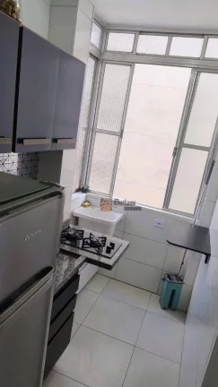 Imagem Apartamento com 1 dormitório à venda, 50 m² por R$ 530.000 - Boqueirão - Santos/SP