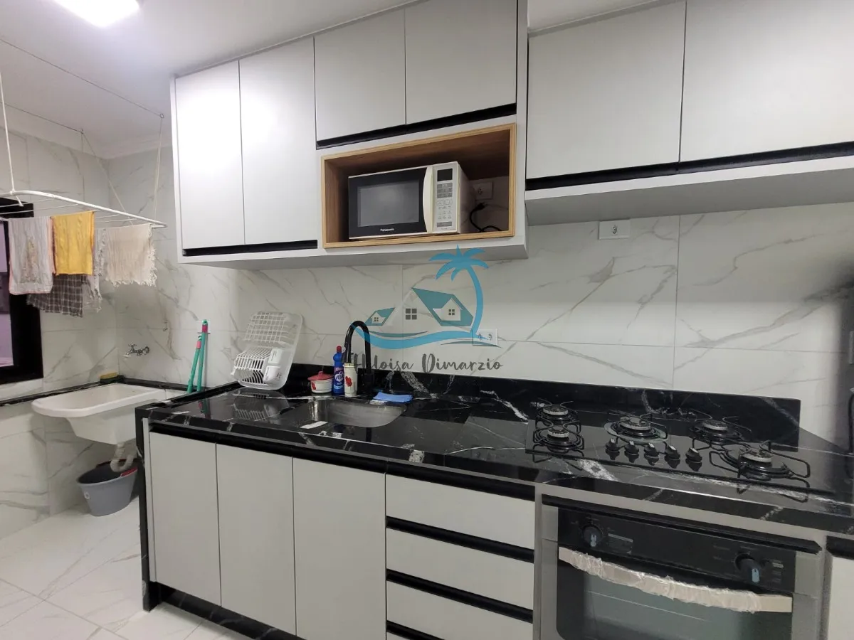 Imagem Apartamento com 3 dormitórios, mobiliado, à venda em Ubatuba, a 400m da Praia Grande