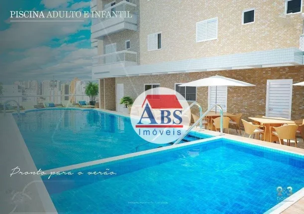 Imagem Apartamento com 2 dormitórios à venda, 90 m² por R$ 590.000,00 - Aviação - Praia Grande/SP