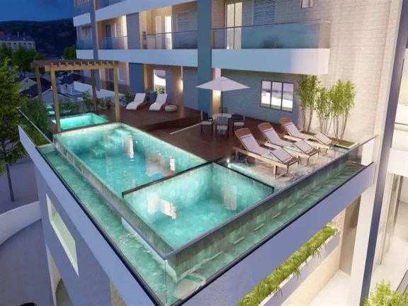 Imagem Apartamento com 2 dormitórios à venda, 69 m² por R$ 550.000 - Boqueirão - Praia Grande/SP