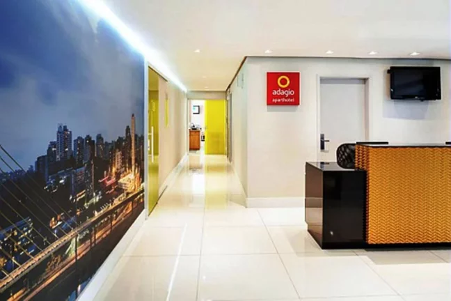 Imagem Flat disponível para venda no Adagio Berrini no Brooklin, com 45m², 1 dormitório e 1 vaga