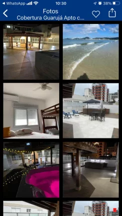 Imagem Cobertura - Praia Enseada Guarujá - Lindíssima