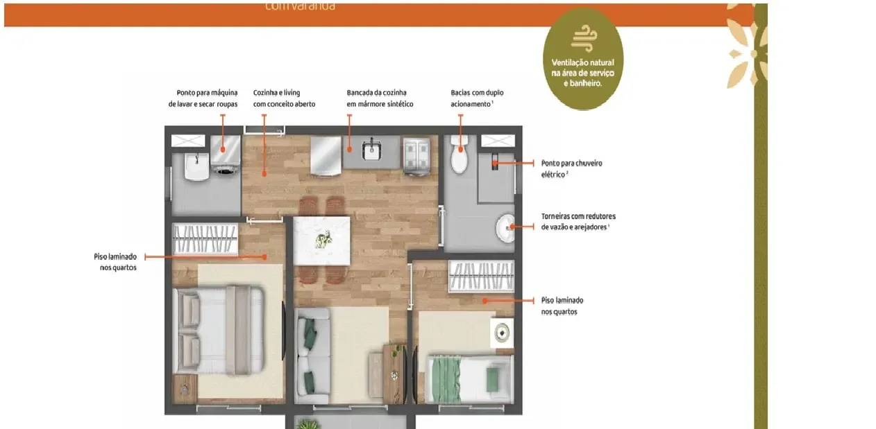 Imagem Apartamento com 2 Quartos à Venda, 27 m² em Mooca - São Paulo