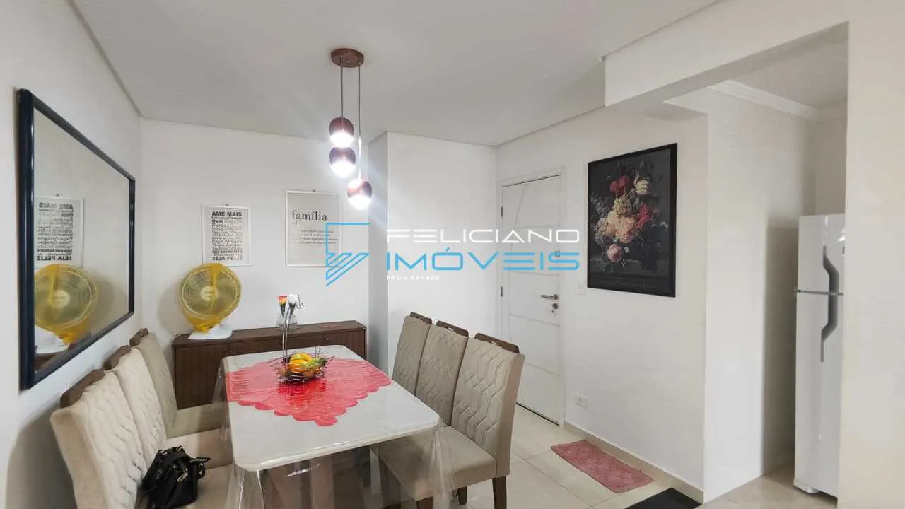 Imagem Apartamento com 2 quartos, Aviação, Praia Grande - R$ 625 mil, Cod: 6830