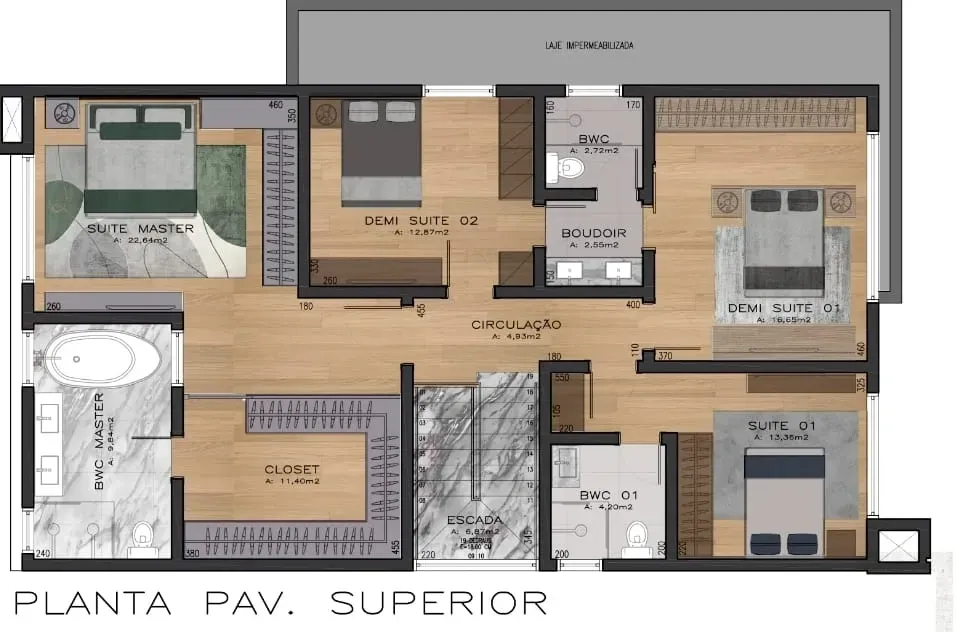 Imagem Casa de Condomínio com 3 Quartos à Venda, 290 m² em São Braz - Curitiba