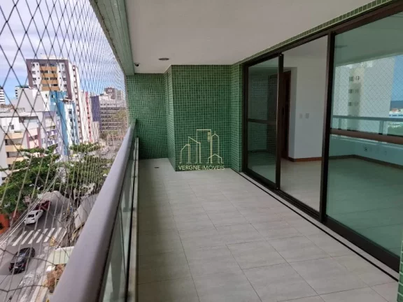 Imagem Excelente apartamento com quatro quartos gabinete varanda a venda na Pituba